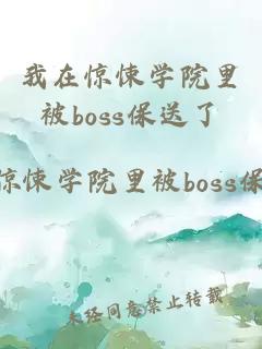 我在惊悚学院里被boss保送了